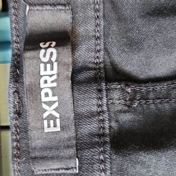Express Women’s Black Ankle Leggings - Picture 12 of 14